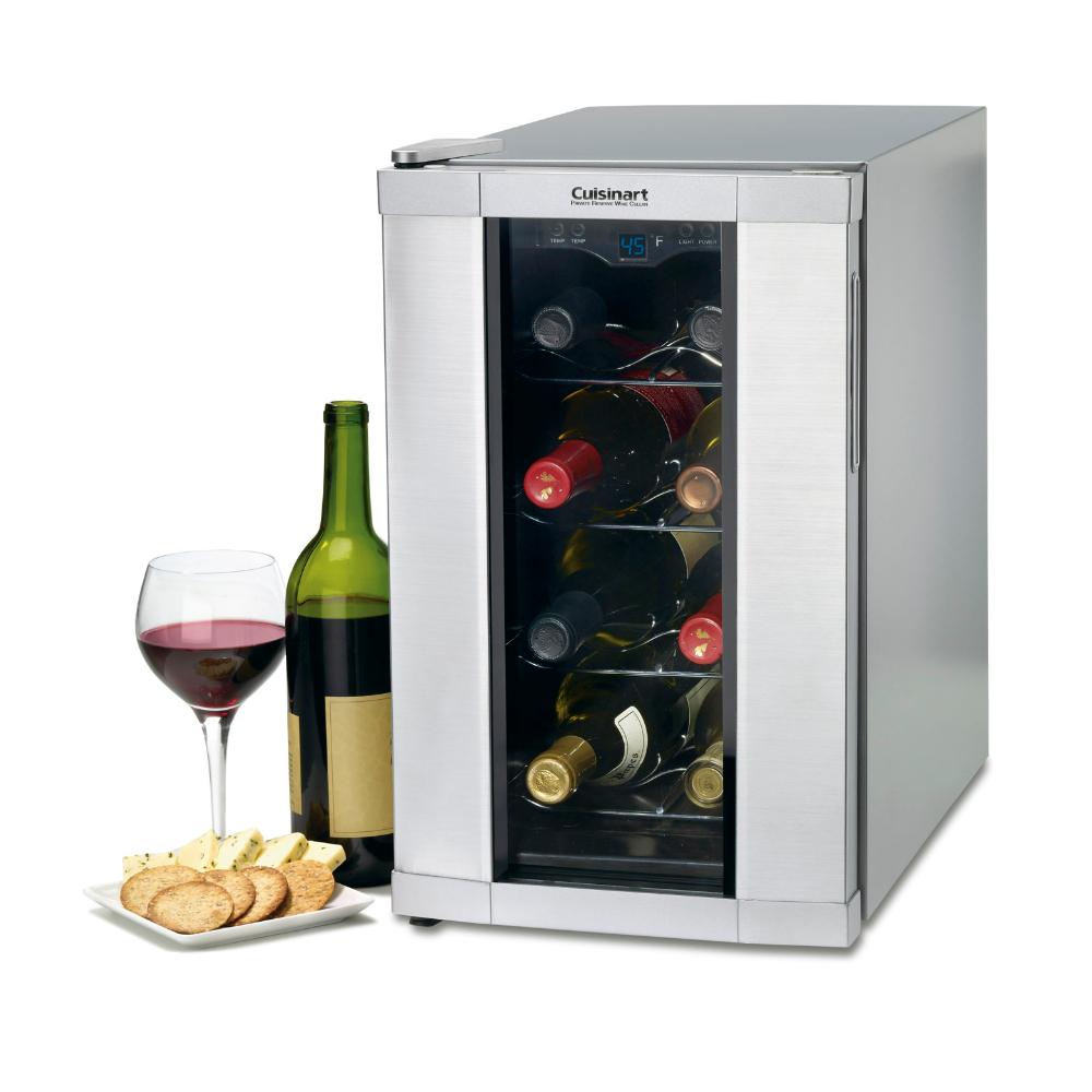 Cecotec 02407 enfriador de vino Nevera de vino termoeléctrico Independiente  Gris 8 botella(s)